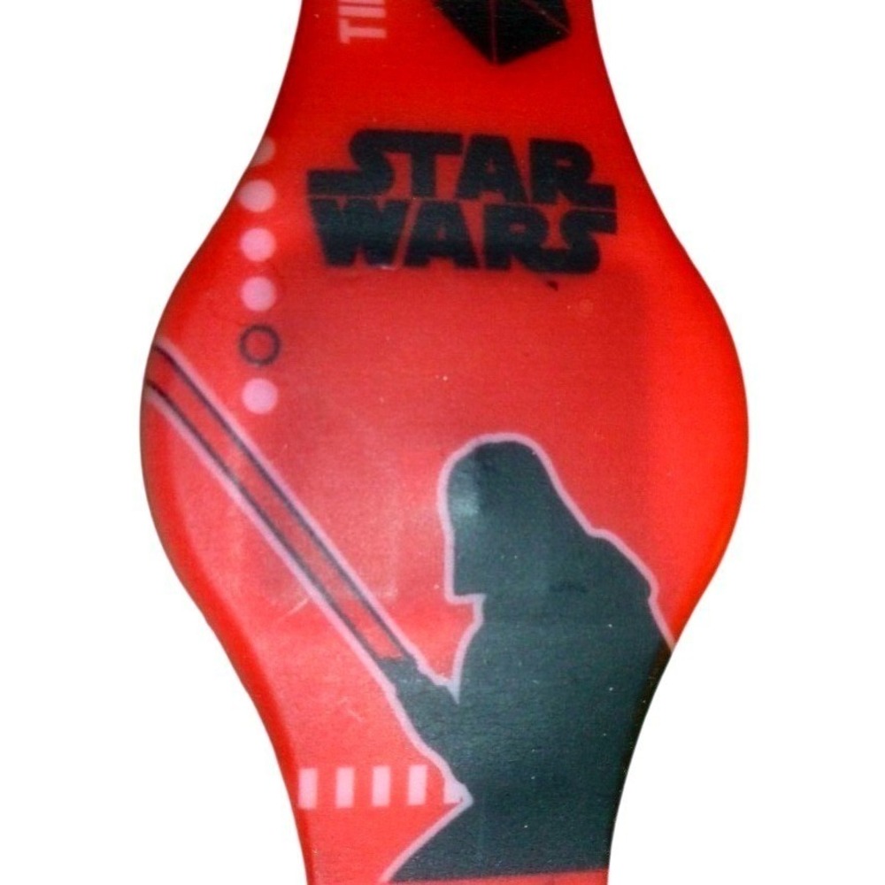 Accutime Digital Watch Star Wars Darth Vader LED Red DAR3526 Black Excellent